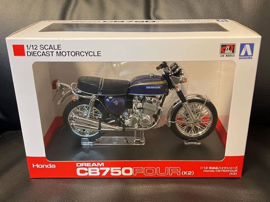 ・HΟNDA　CB750F0UR（K2)1/12 ・青島模型　未使用に近い美品 1/12 ホンダ CB750 ドリーム CB750 FOUR '69｜株式会社 青島文化